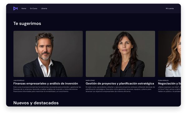 Magistral dashboard sugerimientos