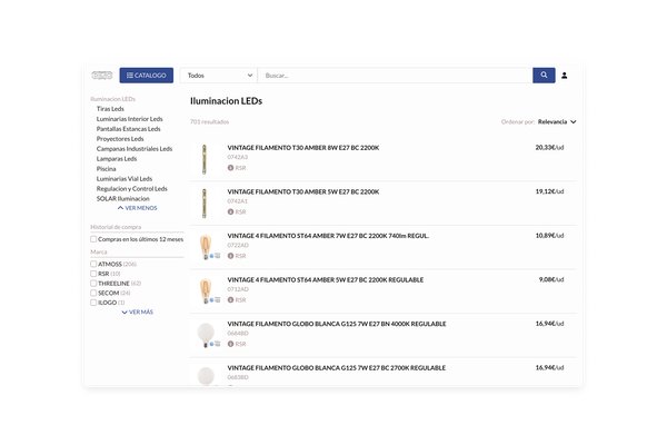 listado de productos del ecommerce para nou grup