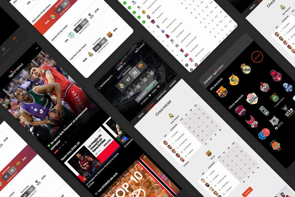 various screens of the acb app