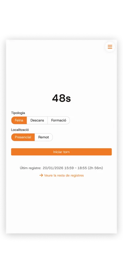 Babià One: fitxatge des del mòbil
