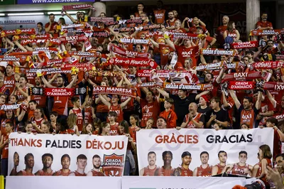 grada animaci de bàsquet manresa