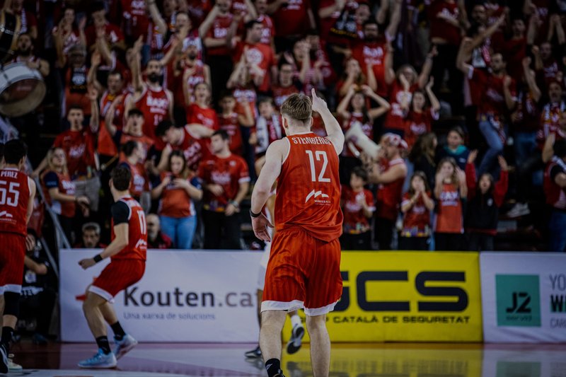 marcis steinbergs de basquet manresa ene l nou congost