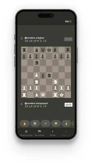 Glashh: tablero de ajedrez