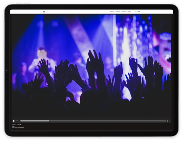 Square One Media Hub video playback screen