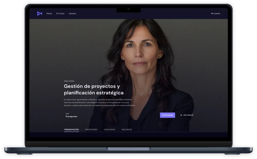 pagina de curso de magistral